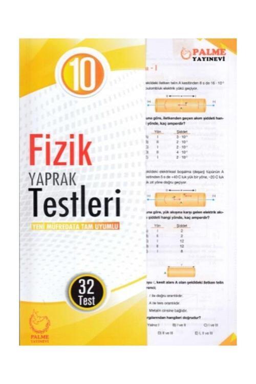 10. Sınıf Fizik Yaprak Test Yeni - Palme Yayınları