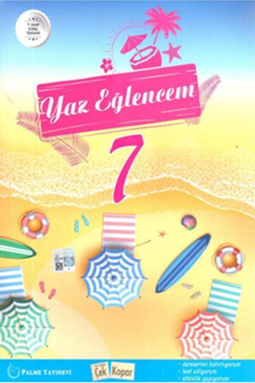 7, Sınıf Yaz Tatil Eğlencem Kitabı - Palme Yayınları
