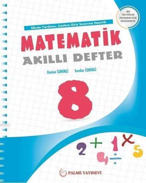 8.Sınıf Matematik Akıllı Defter - Palme Yayınları