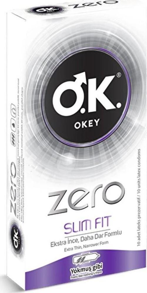 PREZERVATİF ZERO SLİM FİT 10 LU