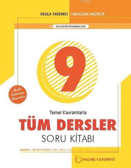 Palme 9.Sınıf Tüm Dersler Soru Kitabı - Palme Yayınları