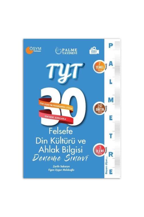 Tyt Felsefe Din Kültürü Ve Ahlak Bilgisi 30 Denem - Palme Yayınları