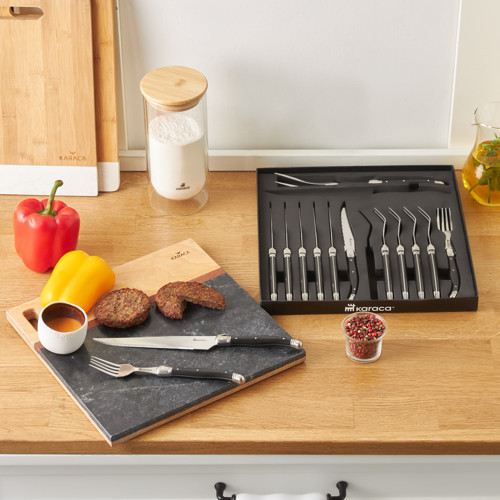 Western 14 Parça Barbekü Bıçak Seti