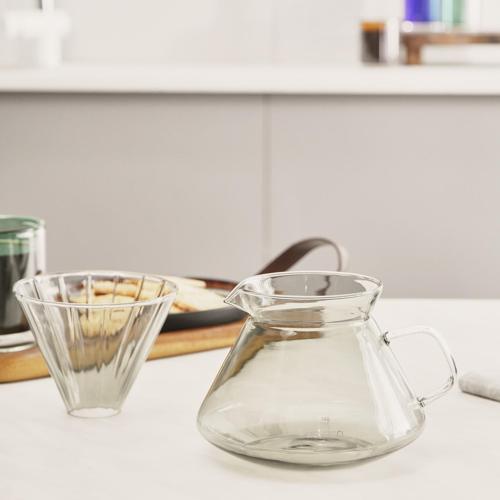 Winx Borosilikat Cam Kahve Demleme Ekipmanı Grey 650 ml