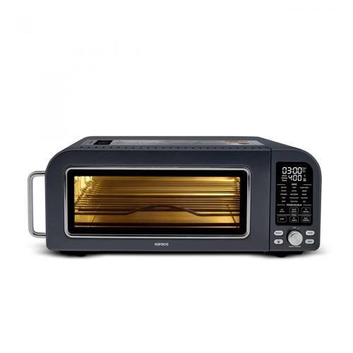 Multicrust Artisan Retro Pizza Makinesi ve Airfryer Mat Siyah