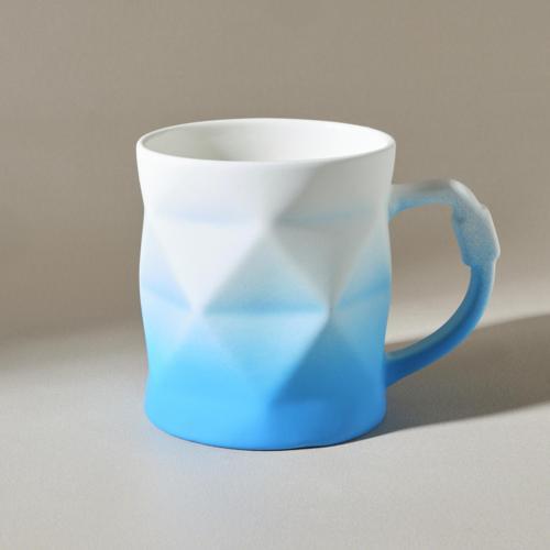 Soft Touch Geo Kupa 450 Ml Mavi