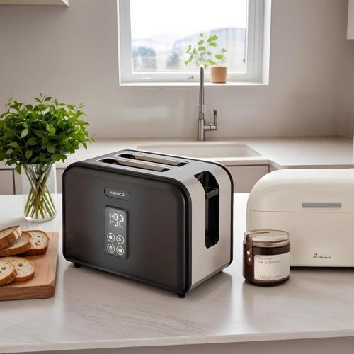 Multicrust Retro Ekmek Kızartma Makinesi Black