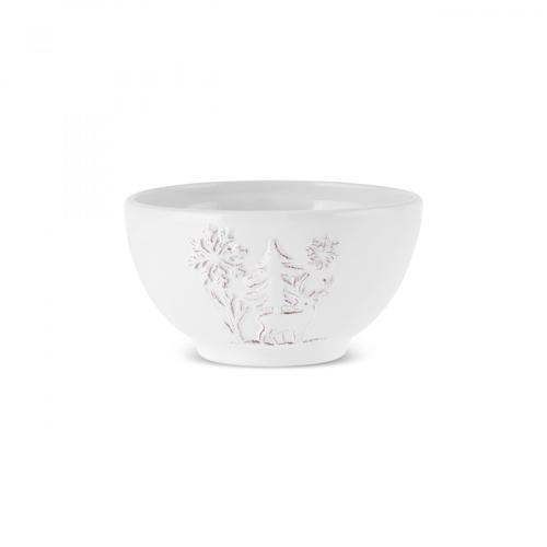 New Year Yılbaşı Snowy Kase 14 Cm Beyaz