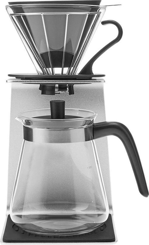 Brewy Coffe Standlı Çift Cidarlı Borosilikat Cam Dripper/Kahve Demleme Seti 600 Ml