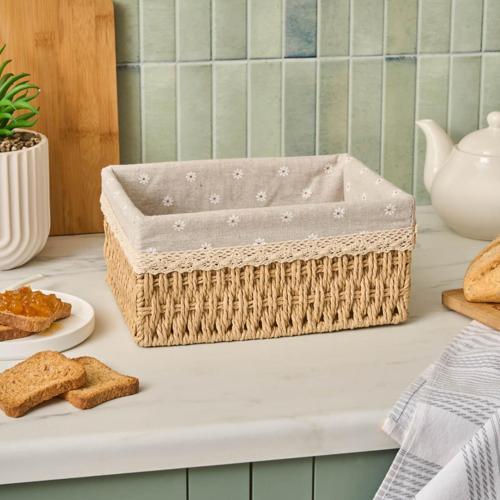Olive Ekmek Sepeti Bej 26 Cm