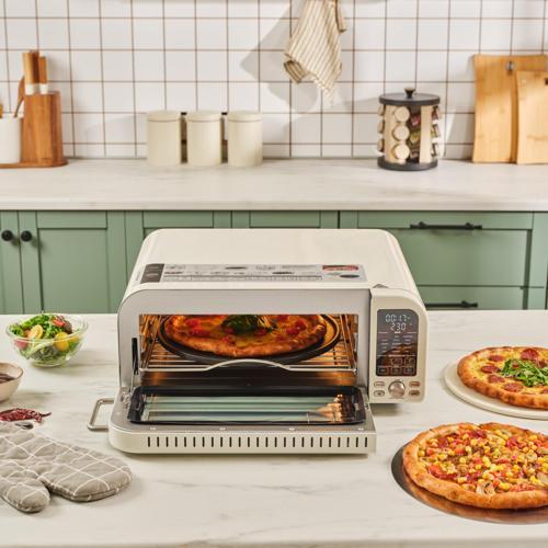 Multicrust Artisan Retro Pizza Makinesi Ve Airfryer Cream