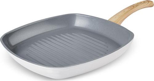 X Refika Birgül Swiss Crystal Grill Tava 28 Cm Creamy