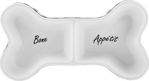 Bone Appetit Bölmeli Kedi Köpek Mama Kabı
