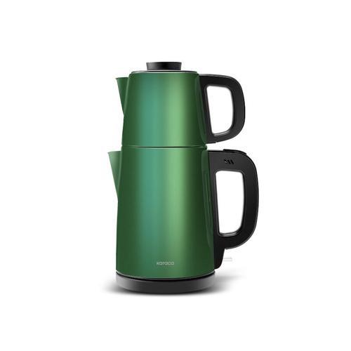 Tea Break 2 in 1 Çelik Çay Makinesi Emerald Green