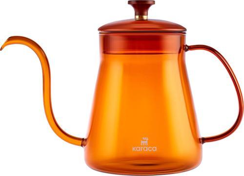 Martina Borosilikat Cam Coffe Kettle/Kahve Potu Orange 600 Ml