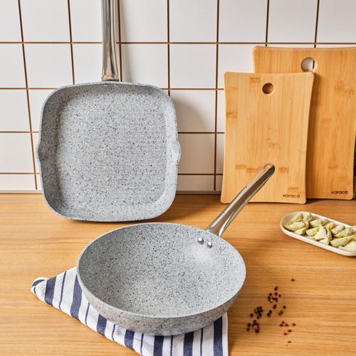 Biogranit Nare Wok - Grill Set Blue