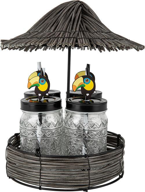 Toucan 4Lü Kupa/Mug Standlı Set