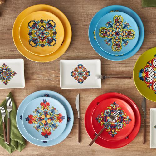 Novara Porselen 18 Parça 6 Kişilik Kahvaltı/Servis Takımı