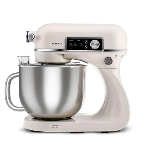 Maestro Artisan Döküm Hamur Yoğurma Makinesi Ultra Sessiz 6 Litre Krem