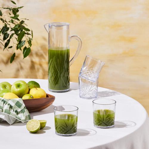 Foret Akrilik Kırılmaz 5 Parça Sürahi Seti Şeffaf