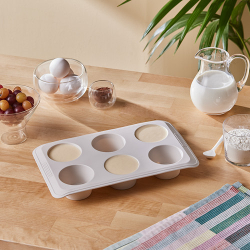Harmony 6'lı Silikon Muffin Kalıbı