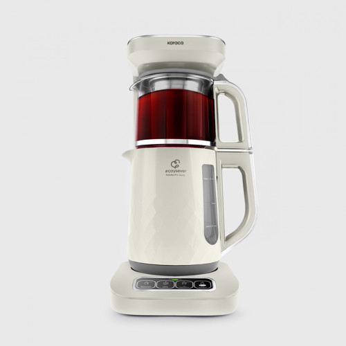 Çaysever Robotea Pro Quartz 4 in 1 Konuşan Çay Makinesi Creamy