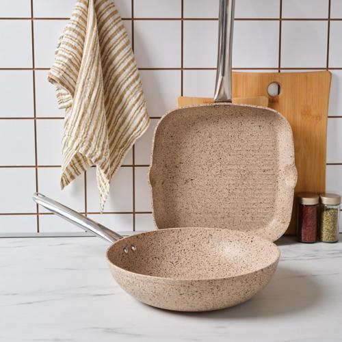 Biogranit Nare Wok Grill Set Wood