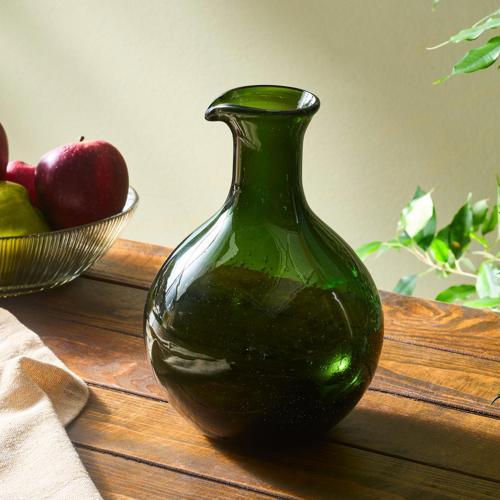 Merlot Şişe Sürahi 1000 Ml Yeşil