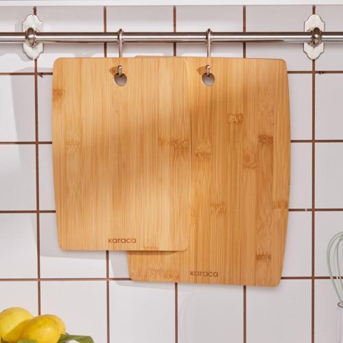 Bera 2'Li Bambu Kesme Tahtası 28/33 Cm