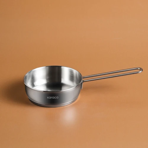 Baby İndüksiyon Tabanlı Çelik Tava 12 Cm