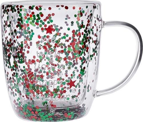 New Year Yılbaşı Çift Cidarlı Pia Tree Kupa 350 Ml