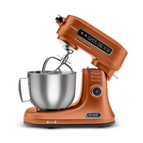 Pro Artisan Tartılı Dijital Ekran Zaman Ayarlı Döküm Hamur Yoğurma Makinesi  Sunburnt Glow 1600W 5L