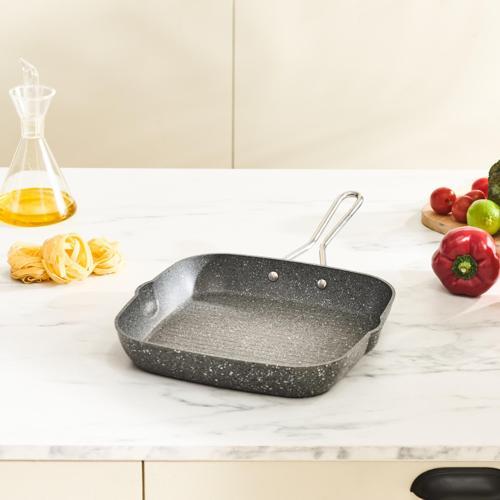 Biogranit Salvador Grill Tava 28 Cm Gri