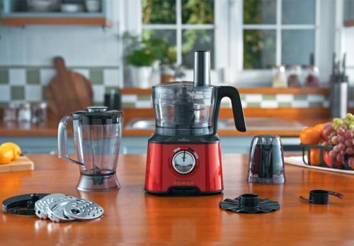 Mastermaid Power Multifunctional 10 In 1 Red Mutfak Robotu, Blender Seti 2000W
