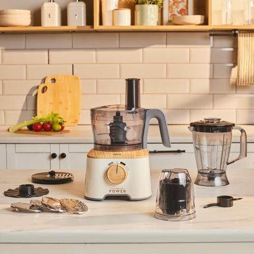 Mastermaid Power Multifunctional 10 in 1 Mutfak Robotu 2000W Wood Craft