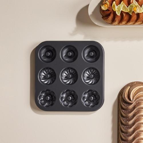 Goya Karbon Çelik 9'Lu Multi Muffin Kek Kalıbı