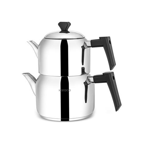 Çaykara Midi Çaydanlık Takımı Siyah