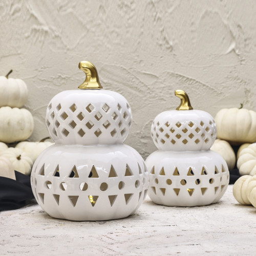 Halloween 23 Led Işıklı Obje Beyaz 24 cm