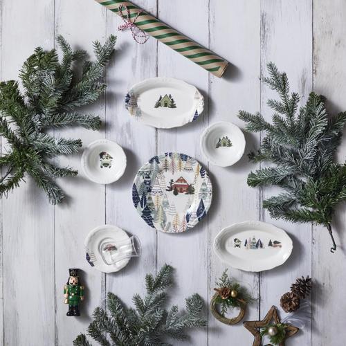 Mountain Stoneware 26 Parça 6 Kişilik Kahvaltı Seti