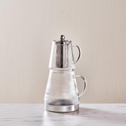 Keops Borosilikat Cam Çaydanlık