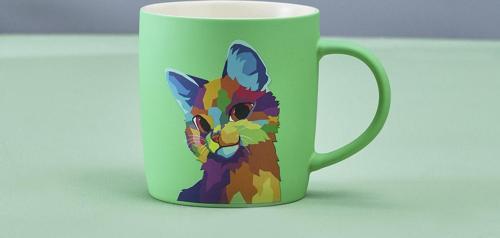 Soft Touch Kedi 350 Ml Kupa
