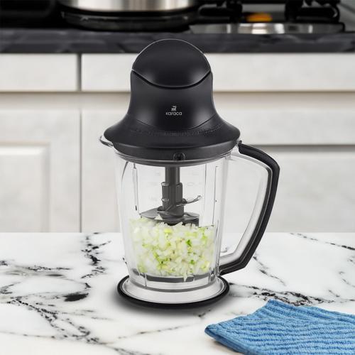 Multi Xxl Doğrayıcı 6 Bıçaklı Buz Kırma Fonksiyonu Premium Ergonomik 1000W Shiny Black