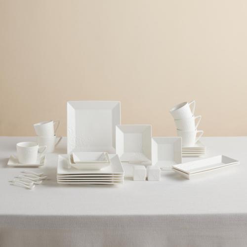 Forever Bone Trend Emboss 32 Parça 6 Kişilik Kahvaltı Takımı