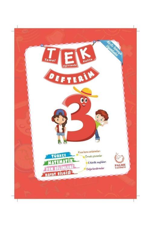 3.Sınıf Tek Defterim 2020 - Palme Yayınları