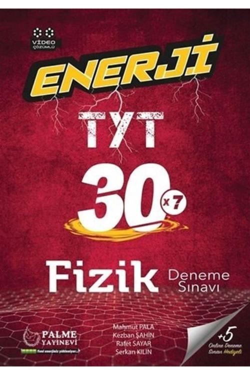 Enerji Tyt Fizik 30X7 Deneme - Palme Yayınları