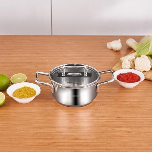 Grace İndüksiyon Tabanlı Çelik Tencere 14 Cm