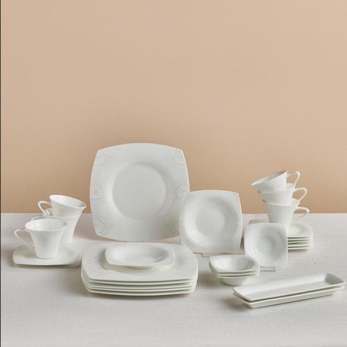 Fine Pearl Helen 26 Parça 6 Kişilik Kahvaltı Takımı
