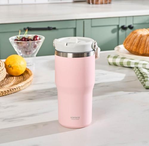 Star Ice Çelik Sızdırmaz Termos 550 Ml Pembe
