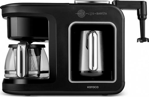 Hatır Plus Barista Steel 6 İn 1 Konuşan Közde Türk Kahve Makinesi Black Chrome