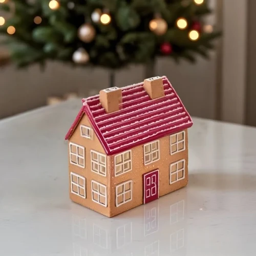 New Year Yılbaşı Gingerbread House 9 cm